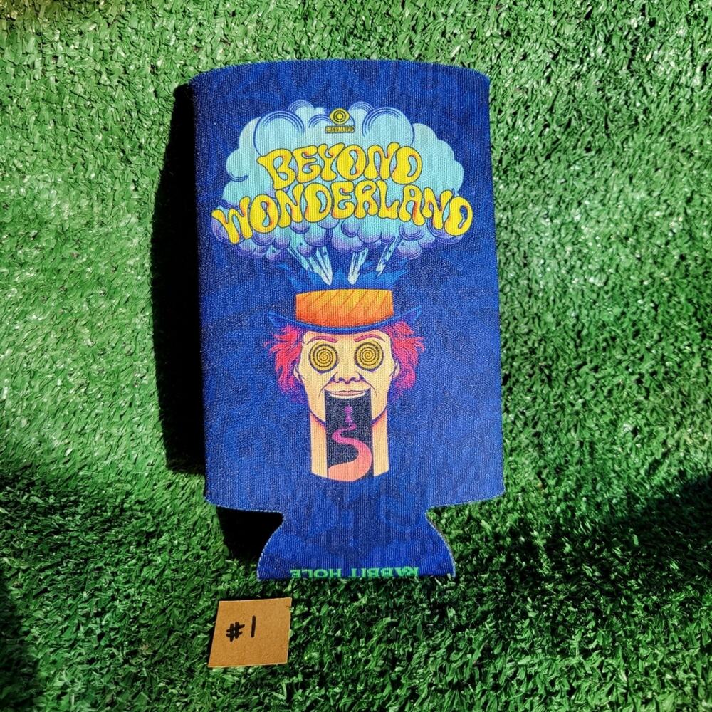 NEW Beyond Wonderland Insomniac Ghost Collab Koozie